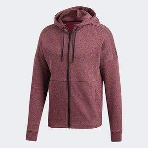 adidas men's id stadium full zip hoodie